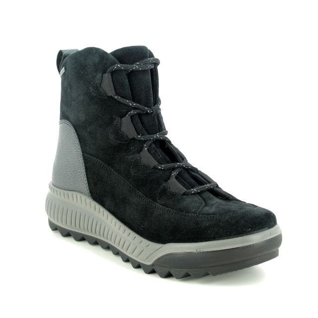 Legero Tirano Gtx Black Suede Womens walking boots 2009561-0000
