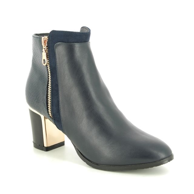 Lotus Greeve Navy Womens Ankle Boots