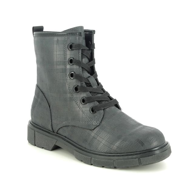 Marco Tozzi Badie 25283-25-241 Grey Lace Up Boots