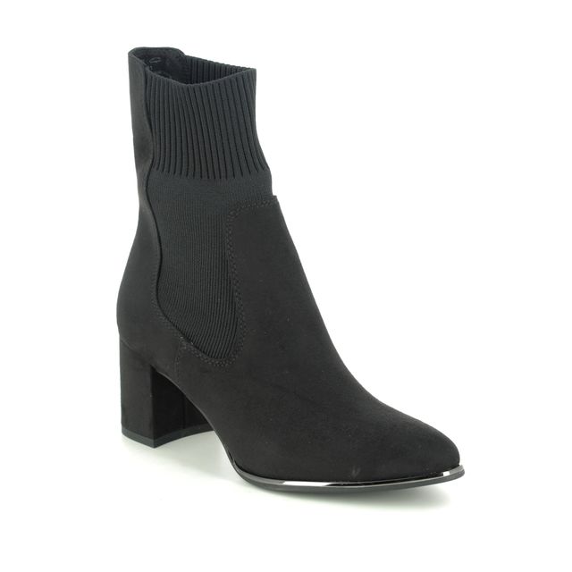 Marco Tozzi Delosock Black Womens Heeled Boots 25352-25-001