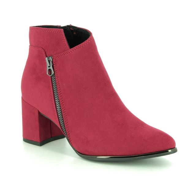 Marco Tozzi Delozip Red Womens Ankle Boots 25015-23-500