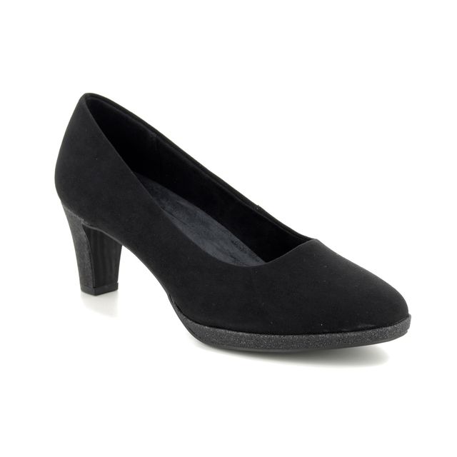 Marco Tozzi Faldo Black Womens Court Shoes 22409-33-098