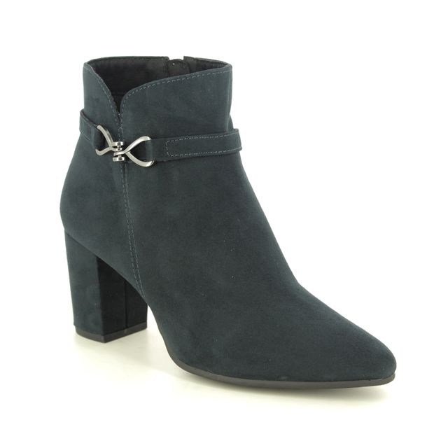 Marco Tozzi Lode Navy Womens Heeled Boots 25349-25-840