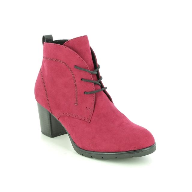 Marco Tozzi Heeled Boots - Red - 25107/27/597 PESALOW