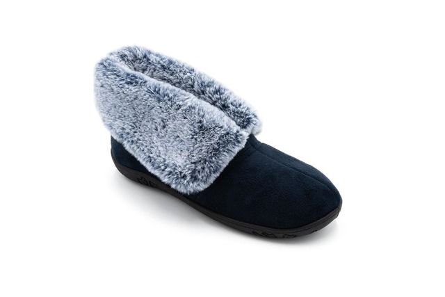 Padders Esme  Ee Fit Navy Womens slippers 4050-24