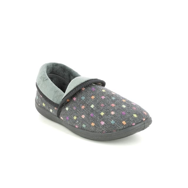 Padders Slippers - Grey - 0460-1576 MELLOW EE FIT