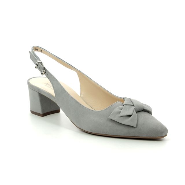 Peter Kaiser Bojana Light Grey Suede Womens Slingback Shoes 47349-230