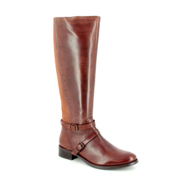Regarde le Ciel Annette 06 Tan Leather Womens knee-high boots 2695-11