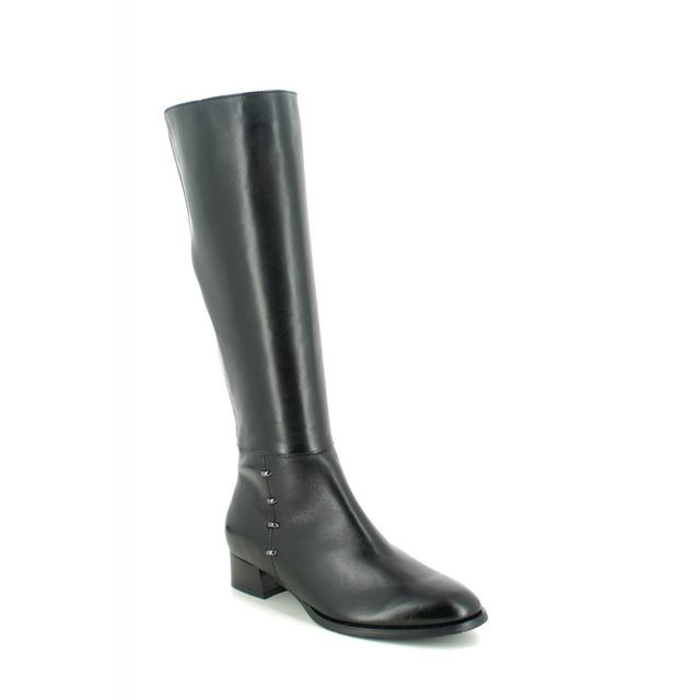 Regarde le Ciel Cherry 10 Black leather Womens knee-high boots 2010-003