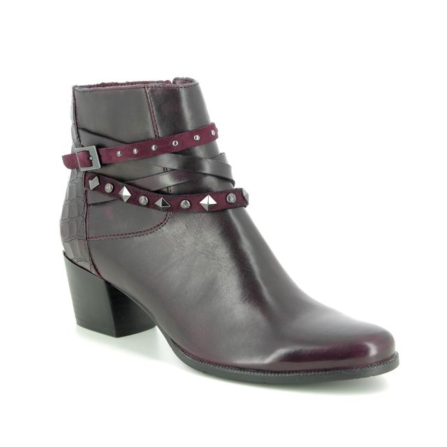 Regarde le Ciel Ankle Boots - Wine leather - 4641/81 ISABEL 68