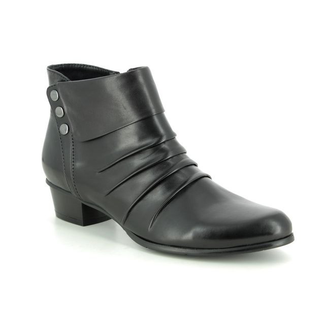 Regarde le Ciel Ankle Boots - Black leather - 9003/31 STEFANY 278