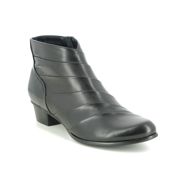 Regarde le Ciel Stefany 293 Black leather Womens Ankle Boots 0293-003
