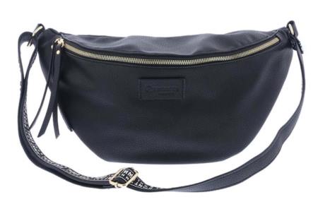 Remonte Cross Sling Black Womens Handbag Q0802-00 In Size 2 In Plain Black