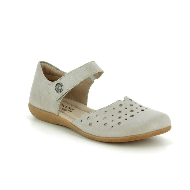 Remonte Mary Jane Shoes - Stone leather - R3851-81 FIONA VEL