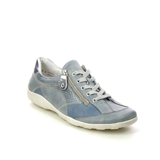 Remonte R3405-14 Livzipa 01 BLUE LEATHER Womens lacing shoes