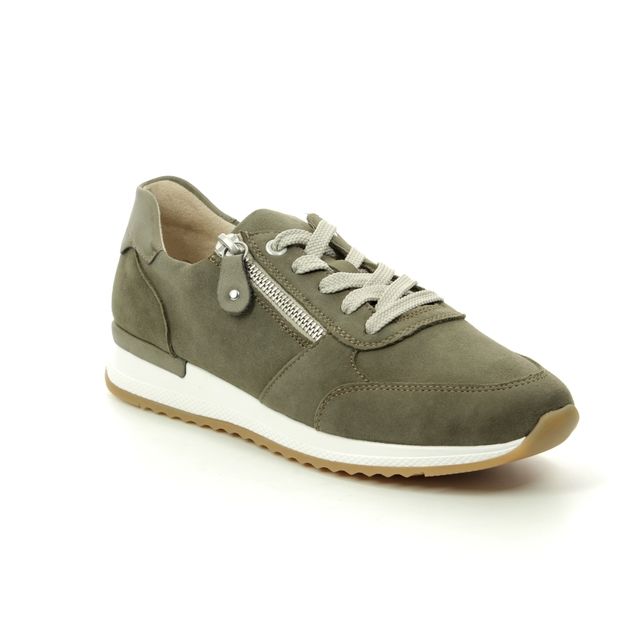 Remonte Nedith R7010-54 Olive suede trainers