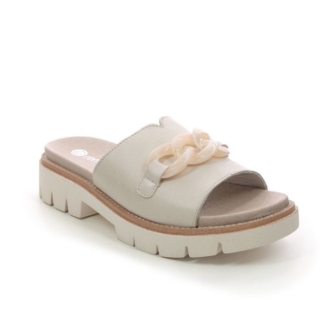 Remonte Slide Sandals - Off White - D7952-60 ODEOBUCK