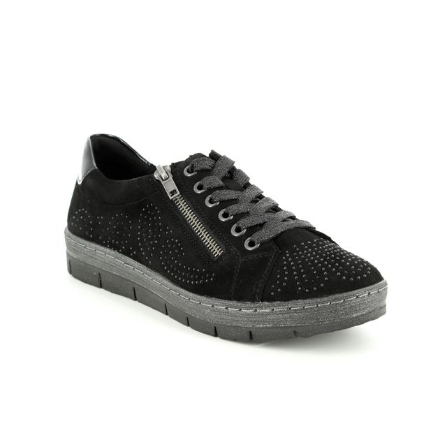 Remonte Ravenal D5811-02 Black lacing shoes