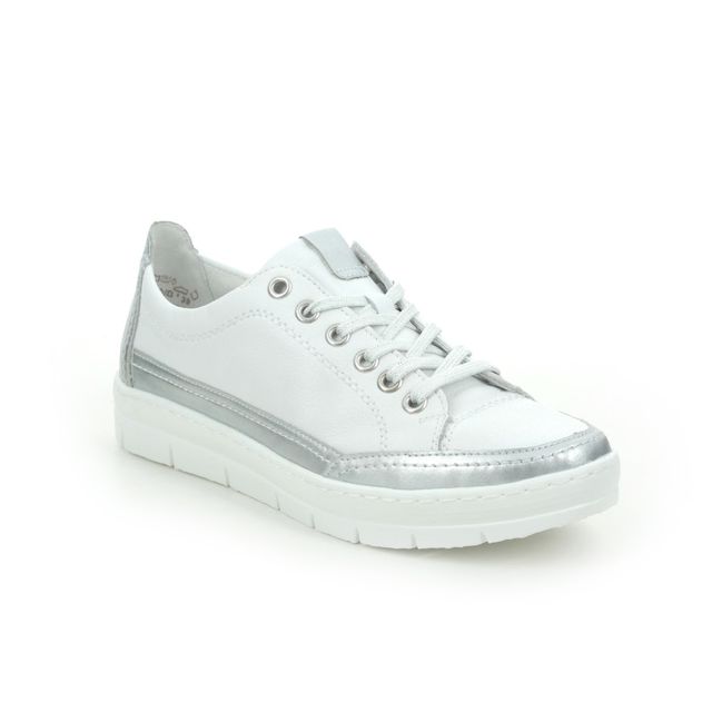 Remonte Lacing Shoes - White-silver - D5822-80 RAVENULET