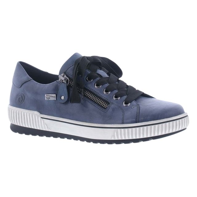 Remonte Tanash Tex D0700-14 BLUE LEATHER lacing shoes