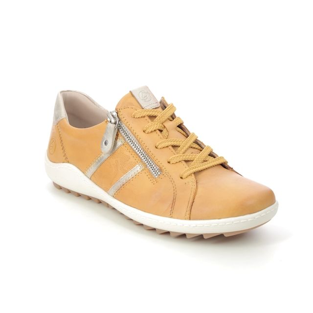 Remonte R1426-68 Zigzip 1 Yellow Womens lacing shoes