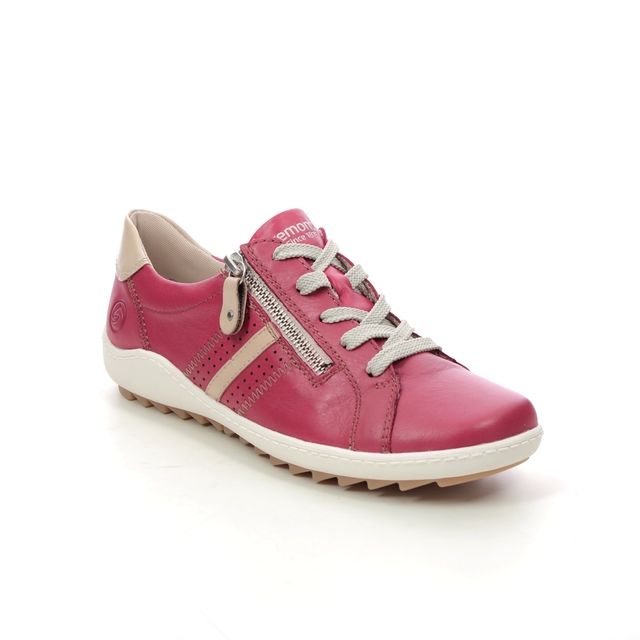 Remonte R1432-33 Zigzip 1 Red leather Womens lacing shoes