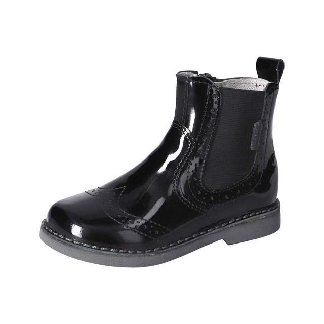 Ricosta Dallas Chelsea Black patent Kids Girls boots 7600102-093