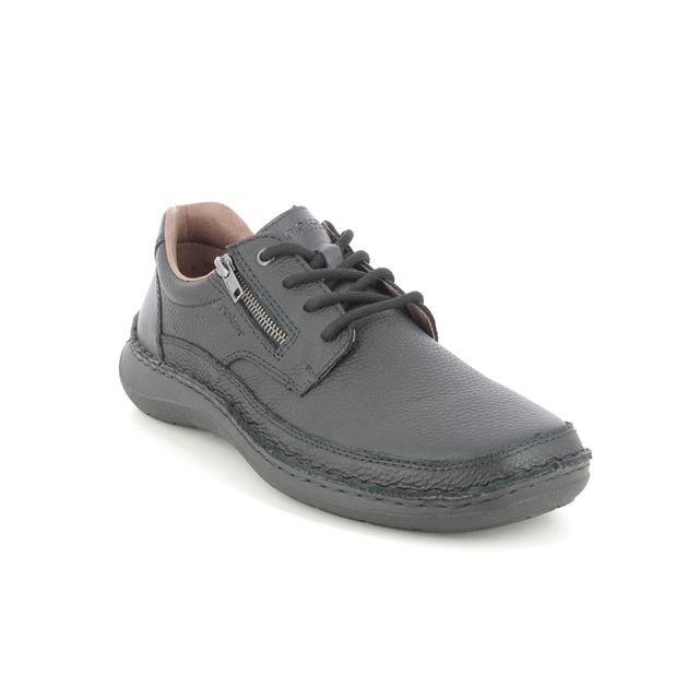 Rieker Comfort Shoes - Black leather - 03002-00 COTTZIP