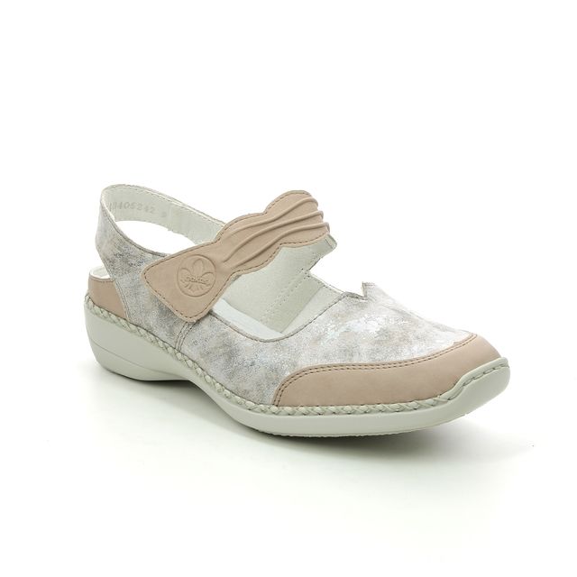 Rieker 41379-62 Taupe multi Womens Mary Jane Shoes