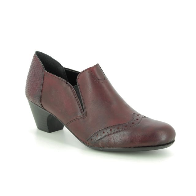 Rieker Shoe-boots - Wine leather - 50563-35 SARALBRO