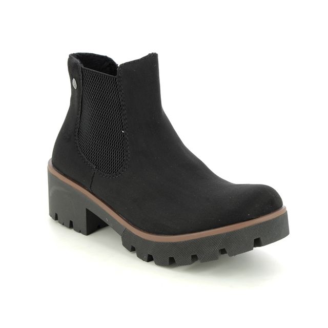 Rieker Chelsea Boots - Black - 79265-00 NITON