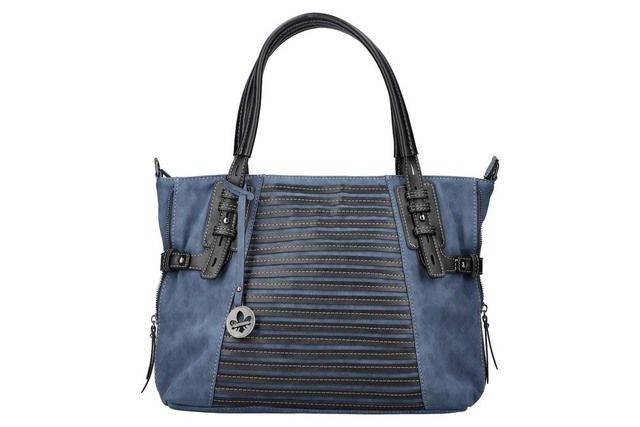 Rieker Handbag - Blue black - H1083-12 GRAB STRIPS
