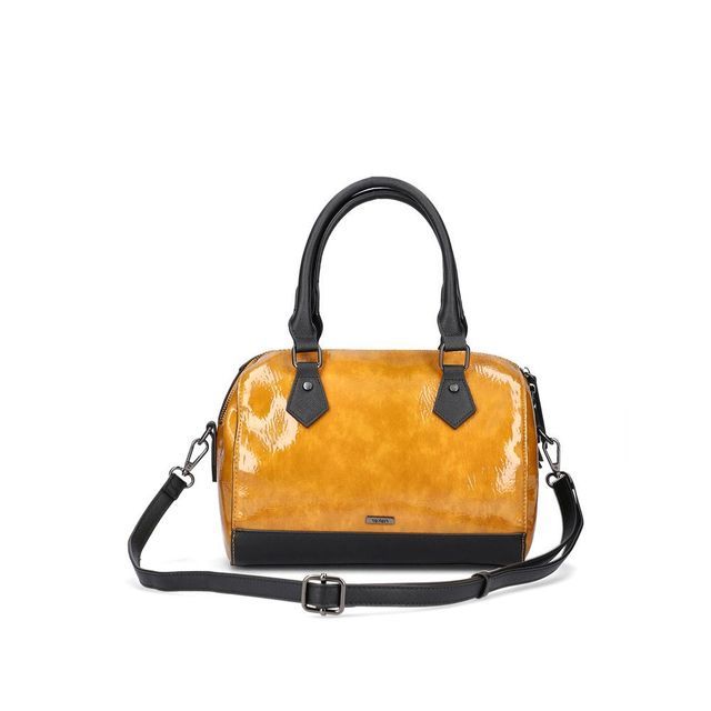 Rieker Handbag - Yellow Black - H1321-68 HONEY GRAB