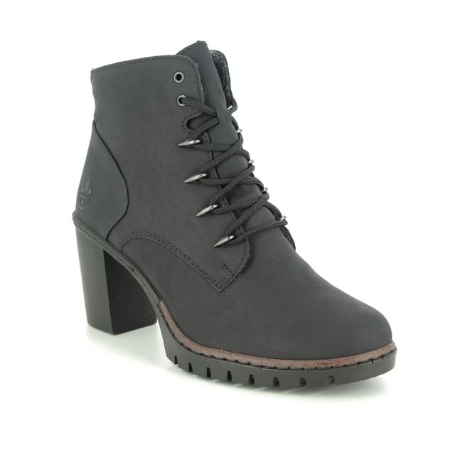 Rieker Y2522-01 Black Ankle Boots