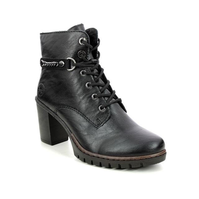 Rieker Y2533-00 Black Womens ankle boots