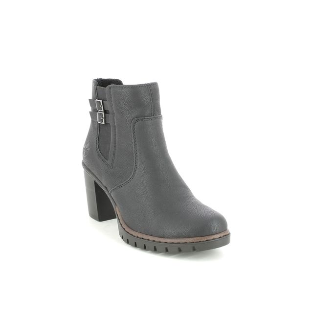 Rieker Y2569-00 Black Womens ankle boots