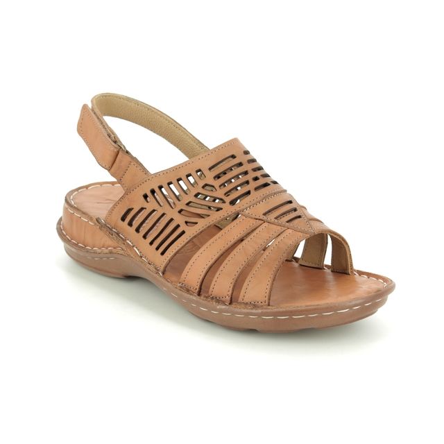Roselli Comfortable Sandals - Dark Tan - 2020/04 GRACE