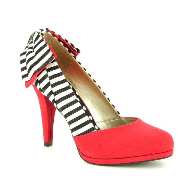 Ruby Shoo Katie 09217-80 Red High Heels
