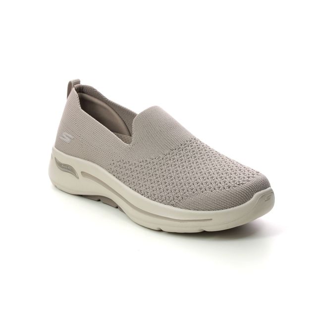 Skechers Trainers - Taupe - 124418 ARCH FIT GO WALK SLIP ON