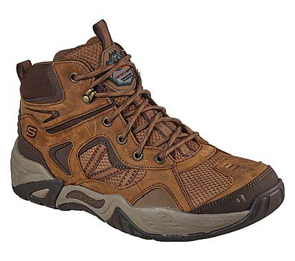 Skechers Arch Fit Recon Brown Mens Outdoor Walking Boots 204406