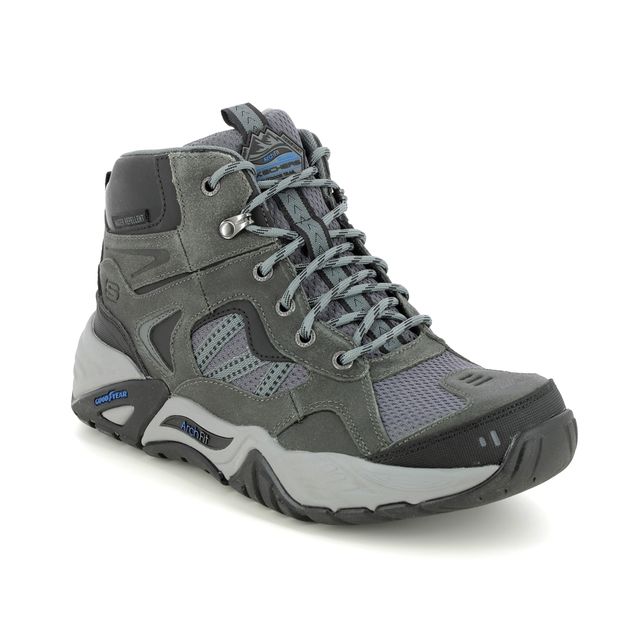 Skechers Arch Fit Recon Charcoal Mens Outdoor Walking Boots 204406