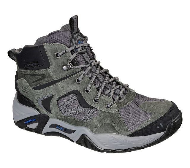 Skechers Outdoor Walking Boots - Charcoal - 204406 ARCH FIT RECON