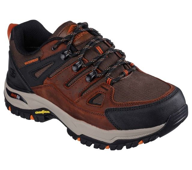 Skechers Walking Shoes - Brown - 204630 ARCH FIT TEX DAWSON VORTEGO