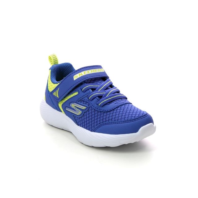 Skechers Dyna Lite Inf Blue Lime Kids trainers 407237N