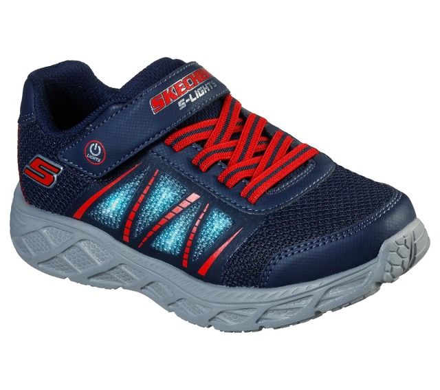 Skechers Trainers - Navy Red - 401530L DYNAMIC FLASH