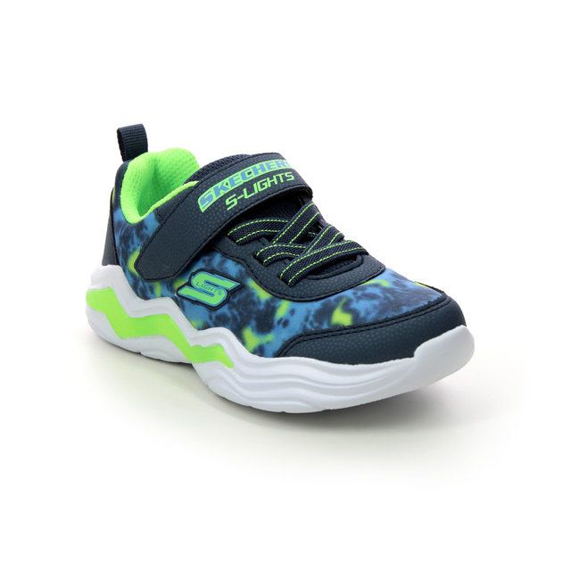Skechers Trainers - Navy Lime - 400124N ERUPTERS 4 INFANTS