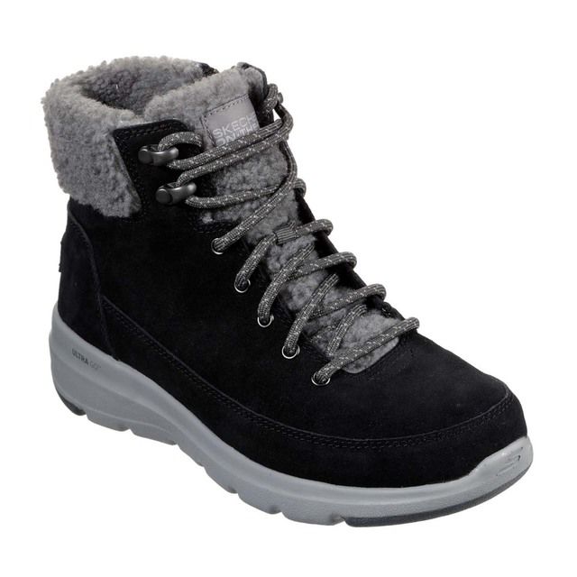 Skechers Ankle Boots - Black grey - 16677 Glacial Ultra