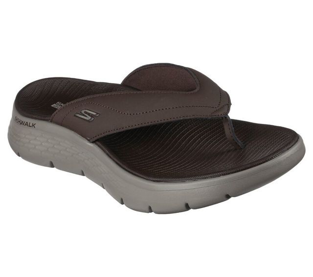 Skechers Sandals - Chocolate brown - 229202 GO WALK TOE POST