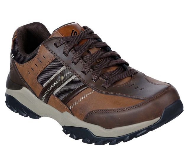 Skechers Henrick Delwood Relaxed Fit 66015 Brown comfort shoes