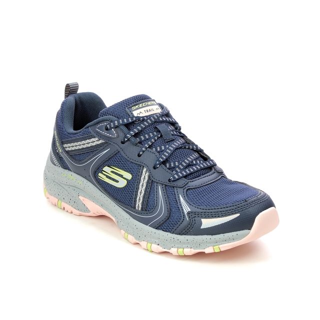Skechers Hillcrest Navy Grey Womens trainers 149820